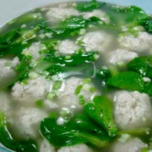 薺菜豆腐丸子湯 薺菜豆腐丸子湯