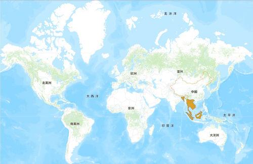 黑喉縫葉鶯分布圖