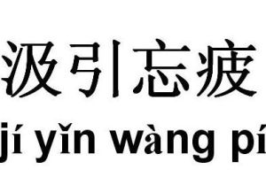 汲引忘疲 汲引忘疲