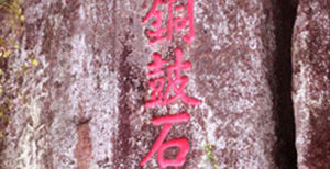 銅鼓石（局部）