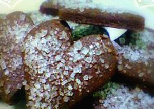 心形朱古力餅乾 心形朱古力餅乾