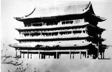 李成林為標營營長駐守的太原新南門城樓，即辛亥革命時打開的城門