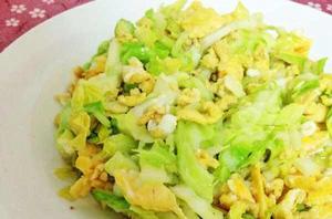 捲心菜炒雞蛋 捲心菜炒雞蛋