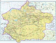 清朝新疆地圖