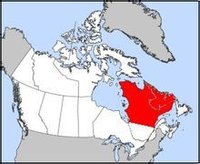拉布拉多半島在加拿大的位置