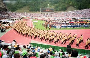 十二屆亞運會開幕式盛況