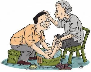 養兒防老[俗語]