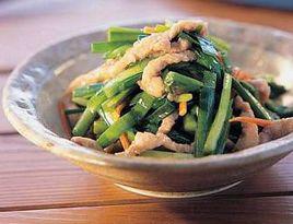 韭菜炒肉 韭菜炒肉