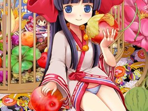 可愛美女找物品