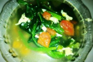 菠菜番茄蛋花湯 菠菜番茄蛋花湯