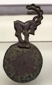 立羊柄銅鏡 立羊柄銅鏡