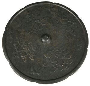 八棱葵花形花枝銅鏡 八棱葵花形花枝銅鏡