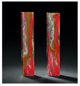 昌化雞血石對章