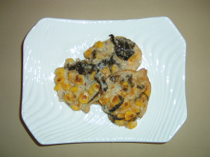 紫菜玉米雞蛋餅 紫菜玉米雞蛋餅