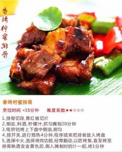 香烤檸蜜排骨 香烤檸蜜排骨