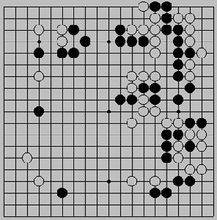 張璇八段執黑與陳臨新九段的棋局