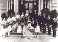 1929年嚴幼韻和楊光泩婚禮照