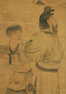 清陸薪醉吟圖軸 清陸薪醉吟圖軸