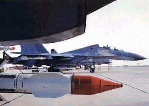 中國解放軍空軍殲-11多功能重型先進戰鬥機