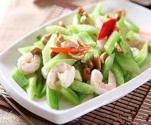 熗蝦仁芹菜 熗蝦仁芹菜