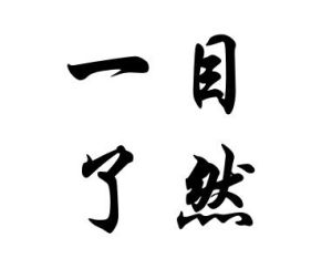 一目了然[常用成語]