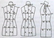 服裝立體裁剪標誌線人台