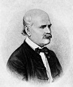 推行消毒方法的先驅，匈牙利醫生伊格納茲.塞麥爾維斯