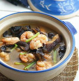蝦仁菌菇湯 蝦仁菌菇湯