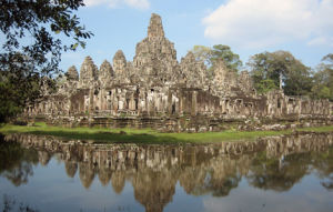 大吳哥建築群里的的巴戎寺