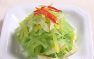 干貝萵筍絲 干貝萵筍絲