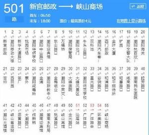 汕頭公交501路 汕頭公交501路