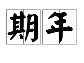 期年 期年