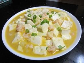 燴豆腐鮮蝦肉 燴豆腐鮮蝦肉