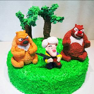 翻糖造型蛋糕—熊出沒