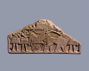 驢拉車淺浮雕石飾板 驢拉車淺浮雕石飾板