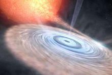 黑洞天鵝座V404正在吞噬伴星中的物質
