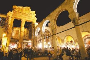 奧馬亞清真寺夜景