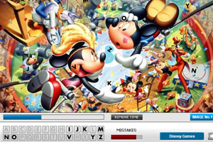 迪士尼明星找字母 迪士尼明星找字母