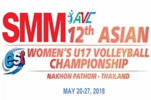 2018年亞洲U17女排錦標賽 2018年亞洲U17女排錦標賽
