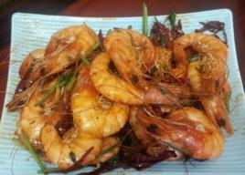 炒麻辣小海蝦 炒麻辣小海蝦