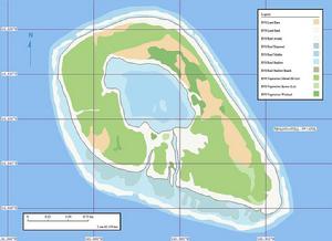 雷卡雷卡環礁地圖