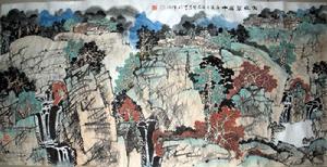 張明光教授山水系列