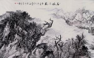 蒙妍《華岩清籟圖》&middot;中共中央黨校收藏