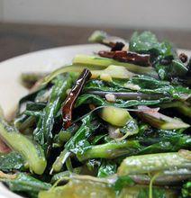 熗炒油菜苔