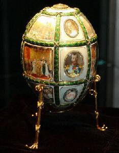 1911年，尼古拉斯二世送給他妻子的一枚紀念彩蛋