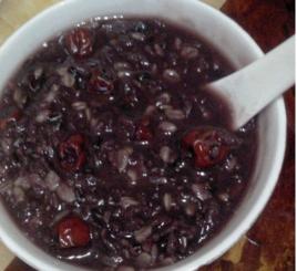 紅棗紫米粥