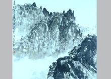 《黃山》（寫生）68×68cm