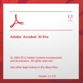 Adobe Acrobat XI Pro Adobe Acrobat XI Pro