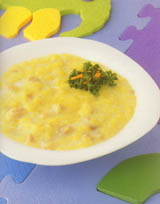 雞粒椰汁燴南瓜蓉