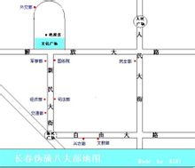 偽滿八大部分布圖